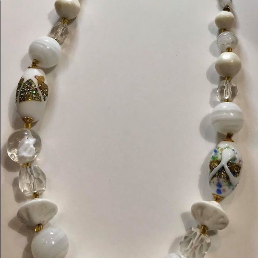 Vintage Murino Glass Bead Necklace